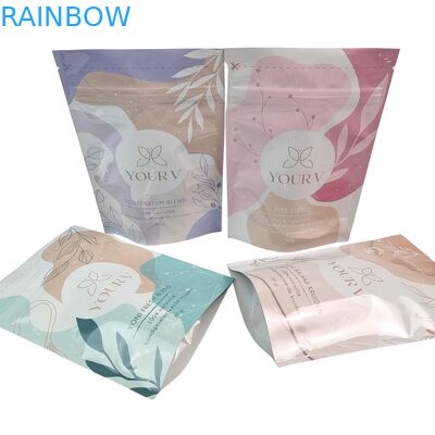 Custom Biodegradable Mylar Bags for Bath Salt 4OZ 5OZ Stand Up Pouch