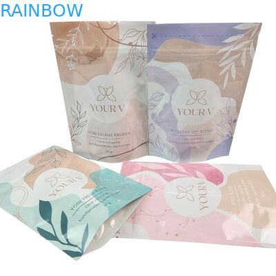 Custom Biodegradable Mylar Bags for Bath Salt 4OZ 5OZ Stand Up Pouch