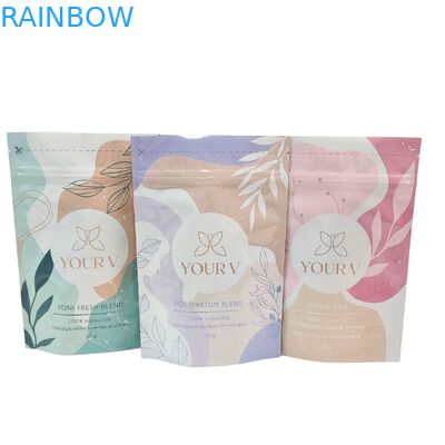 Custom Biodegradable Mylar Bags for Bath Salt 4OZ 5OZ Stand Up Pouch