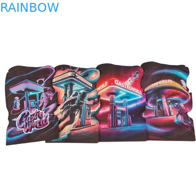 Custom Die Cut Mylar Bags 3.5g-28g with Child Proof Zipper