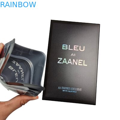 Custom 3.5g Mylar Bags with Childproof Boxes for Snacks