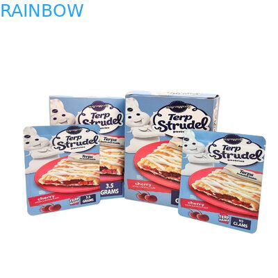 Custom 3.5g 7g 14g Smell Proof Mylar Bags with Boxes