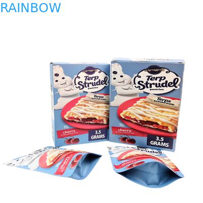 Custom 3.5g 7g 14g Smell Proof Mylar Bags with Boxes