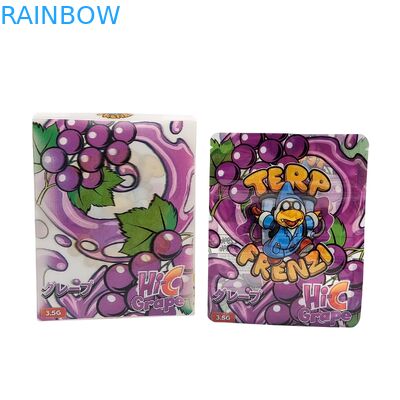 Custom 3.5g Childproof Mylar Bag for Snack Packaging