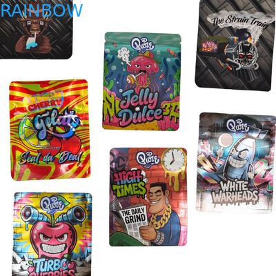 Custom 3.5g-28g Resealable Mylar Bags for Food Packaging