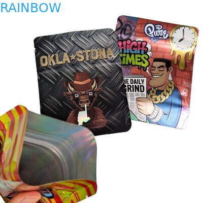 Mushroom Chocolate Bar Packaging Gummies 8th Cali Food Doypack Mylar Bags 3.5 Cali Packs  Edible Packaging Bags 3 Side Seal