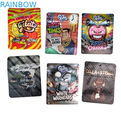  Mushroom Chocolate Bar Packaging Gummies 8th Cali Food Doypack Mylar Bags 3.5 Cali Packs  Edible Packaging Bags 3 Side Seal