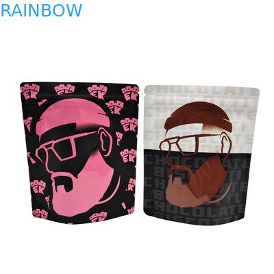 Reusable Heat Seal 3.5g 1oz Mylar Zipper Bags Stand-Up Aluminum Foil Smell Proof Cali Food Storage Mylar Bags Custom Printed