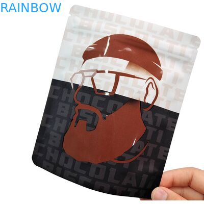 Reusable Heat Seal 3.5g 1oz Mylar Zipper Bags Stand-Up Aluminum Foil Smell Proof Cali Food Storage Mylar Bags Custom Printed