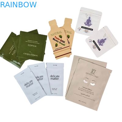 Cosmetic Lotion Shampoo Skin Care Sample Sachet Packaging Mini Sample Bag Plastic Packaging Cream Mask Sheet Sample Pouches