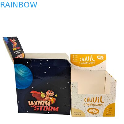 Custom Retail Display Foldable 3.5g Paper Box for Breakfast Instant Dried Fruit Nut Grain Cereal Food Packaging