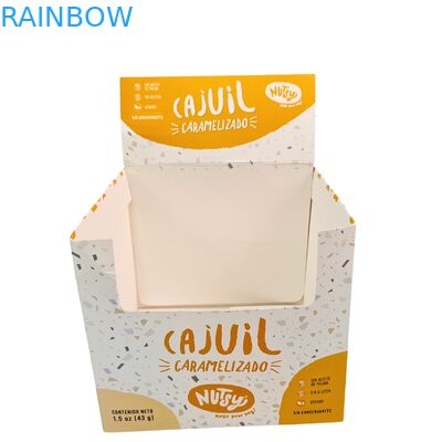 Custom Retail Display Foldable 3.5g Paper Box for Breakfast Instant Dried Fruit Nut Grain Cereal Food Packaging