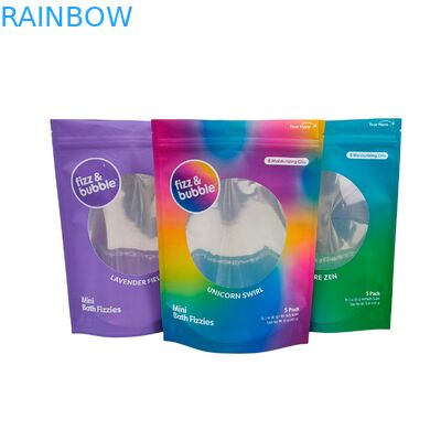 Custom Stand Up Bath Salt Bags 1000pcs MOQ PET/PE/AL Material