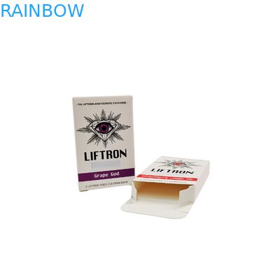  Biodegradable Folding Kraft Paper Box Food Grade Embossing Storage Packaging for Candle Candy Foldable Cardboard Box