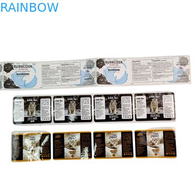 Adhesive Vinyl PVC Paper Sticker Waterproof UV Hologram Printed Personalized Logo Packaging Labels for Scrapbook Paper