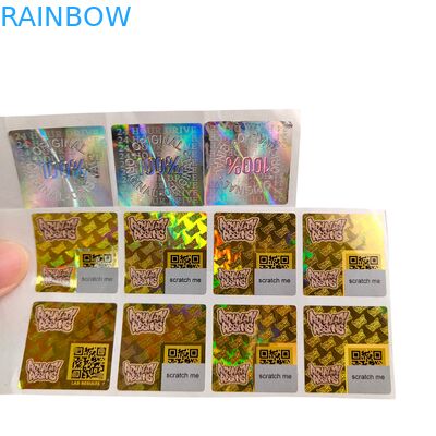 Adhesive Vinyl PVC Paper Sticker Waterproof UV Hologram Printed Personalized Logo Packaging Labels for Scrapbook Paper