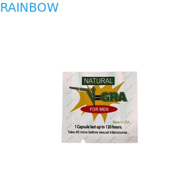 Food-Grade Heat Seal Plastic Zipper Bag with Custom Sizes for Pills Tablets and Medicinal Capsules