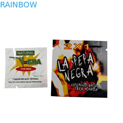 Food-Grade Heat Seal Plastic Zipper Bag with Custom Sizes for Pills Tablets and Medicinal Capsules