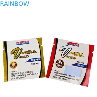 Food-Grade Heat Seal Plastic Zipper Bag with Custom Sizes for Pills Tablets and Medicinal Capsules