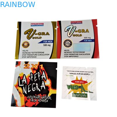 Food-Grade Heat Seal Plastic Zipper Bag with Custom Sizes for Pills Tablets and Medicinal Capsules