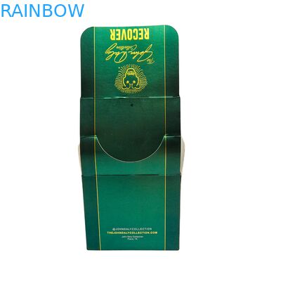 Recyclable Kraft Paper Kraft Kraft Box For Snack For Cookies Energy Bar Cosmetic Cardboard Counter Display Packaging Sponge