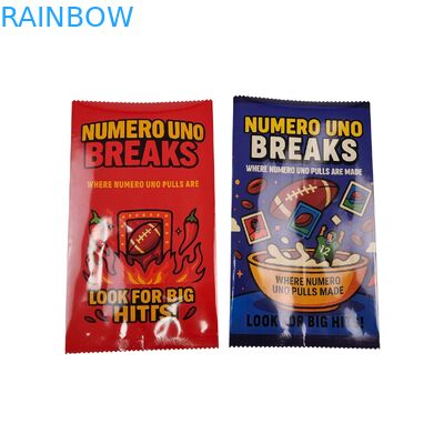 Custom Printed Biodegradable Food Grade Special Shaped Three Side Seal Flat Pouch Holographic Mylar Bag