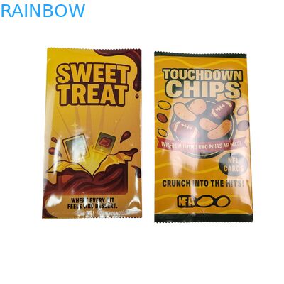 Custom Printed Biodegradable Food Grade Special Shaped Three Side Seal Flat Pouch Holographic Mylar Bag