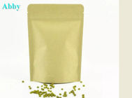 Clear Window Customized Paper Bags , Kraft Paper Bags For Coffee / Tea Packaging