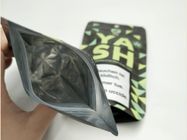 Customized Standing Up Pouch Aluminum Foil Vacuum Empty Tea Packaging Bag With Zipper