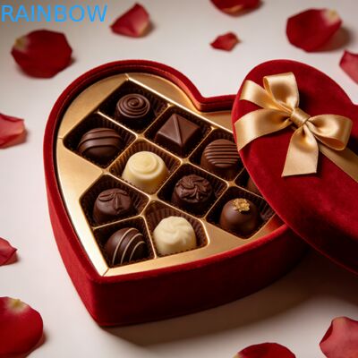 Custom Logo Personalized Chocolate Gift Box Packaging Candy Chocolate Cosmetics Box Empty Chocolate bar Box