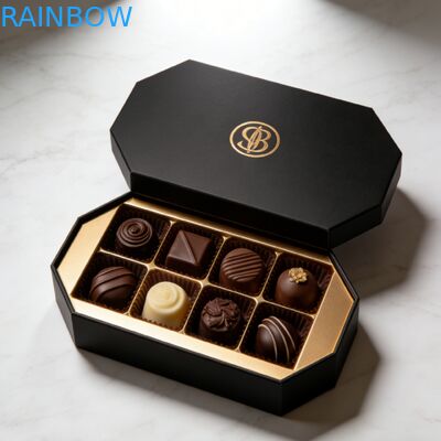 Custom Logo Personalized Chocolate Gift Box Packaging Candy Chocolate Cosmetics Box Empty Chocolate bar Box