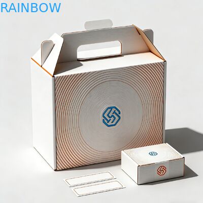 Custom Biodegradable Gift Mailing Folders with Matt Lamination and Custom Logo