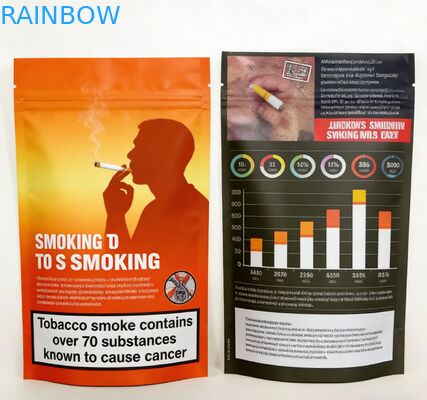 Custom Printed Food Grade Smell Proof Mylar Ziplock Bag Stand Up Pouch for Snack Packaging