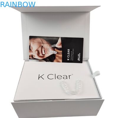 Custom Luxury Magnetic Dental Braces Kit Box with 350g Thickness Orthodontic Aligner Packaging Box