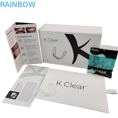 Custom Luxury Magnetic Dental Braces Kit Box with 350g Thickness Orthodontic Aligner Packaging Box