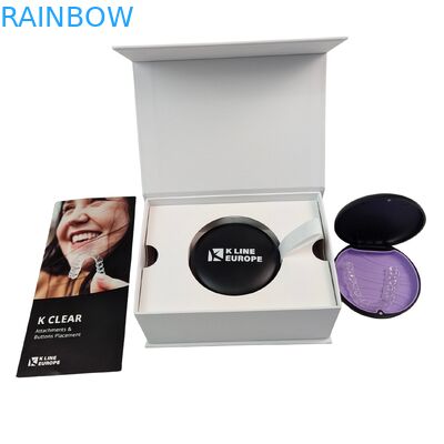 Customized Logo Dental Braces Kit Box Orthodontic Aligner Packaging Box With Paper Insert Teeth Aligner Packaging box