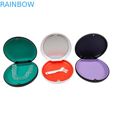 Custom Logo Print Dental Aligner Box with Magnetic Closure and 350g Thickness for Orthodontic Packaging