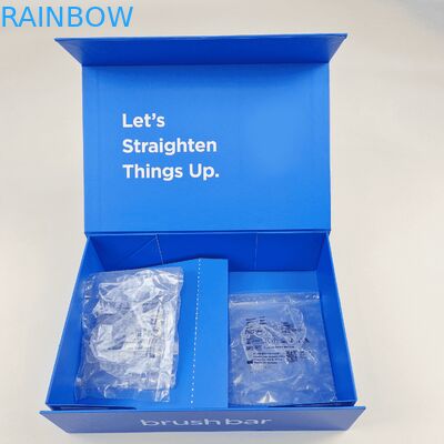 Custom Luxury Magnetic Closure Gift Box Durable 350g Thickness Packaging Box For Jewelry Cosmetics