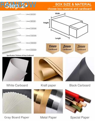 Custom Size Paper Box with Clear Window Display and 350g Thickness for Food Packaging