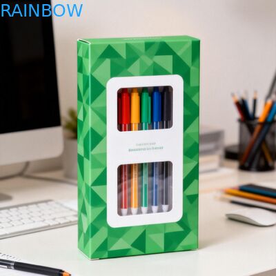 Custom Size Paper Box with Clear Window Display and 350g Thickness for Food Packaging