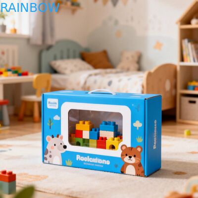 Custom Size Paper Box with Clear Window Display and 350g Thickness for Food Packaging