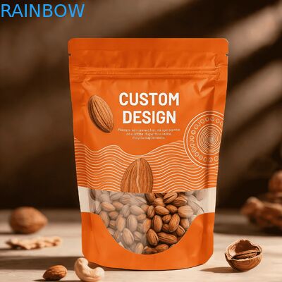 High Quality Custom Digital Printing Recycled Plastic Food Packaging Bag with Heat Seal Stand Up Pouch