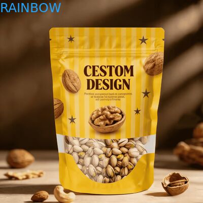 High Quality Custom Digital Printing Recycled Plastic Food Packaging Bag with Heat Seal Stand Up Pouch