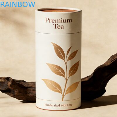 Eco-Friendly Biodegradable Customizable Cylinder Packaging Tubes and Paper Box for Food-Grade Safe Cosmetic and Perfume Packaging