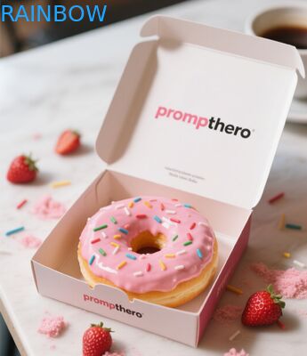 Customizable Biodegradable Foldable Gift Box for Bakery Packaging and Pastry Macarons