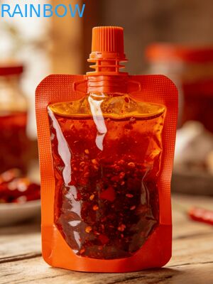  Leakproof Spout Pouch150ml 200ml 300ml Doypack Food Grade Chili Sauce Jelly Juice Baby Food Bag Stand Up Spout Pouch
