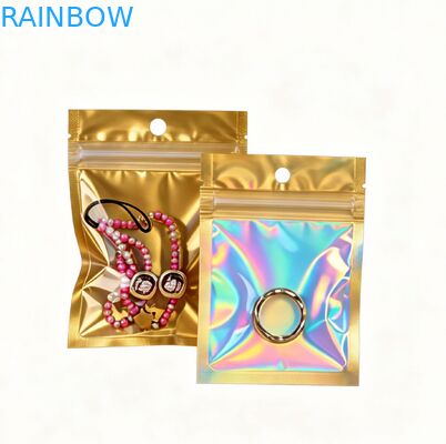 Custom Printing Recyclable PVC Plastic Matte Resealable Packaging Bag with Three Side Seal