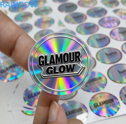 Custom Waterproof UV Resistant Holographic Reflective Shrink Sleeve Labels for Bottles