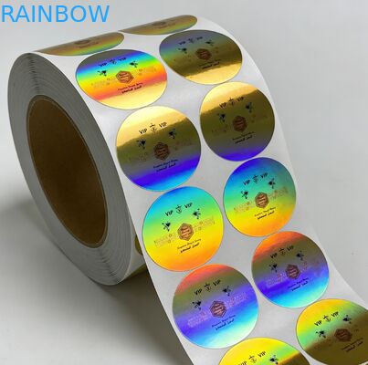 Custom Waterproof UV Resistant Holographic Reflective Shrink Sleeve Labels for Bottles