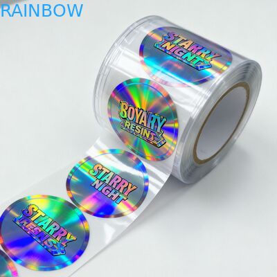 Custom Die-Cut Waterproof Vinyl Stickers With Holographic Design OEM Branding Adhesive Labels For Gift & Craft